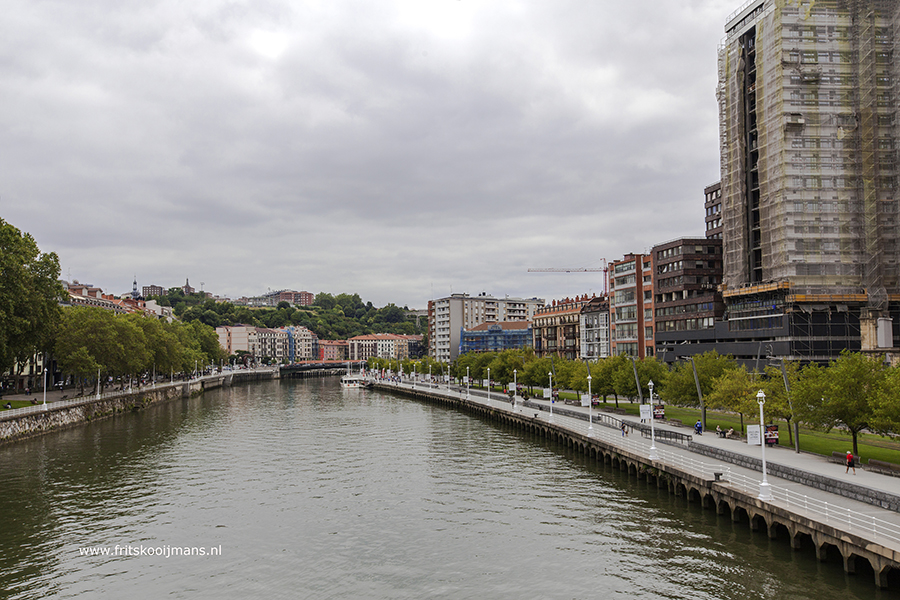Rivier de Nervion in Bilbao