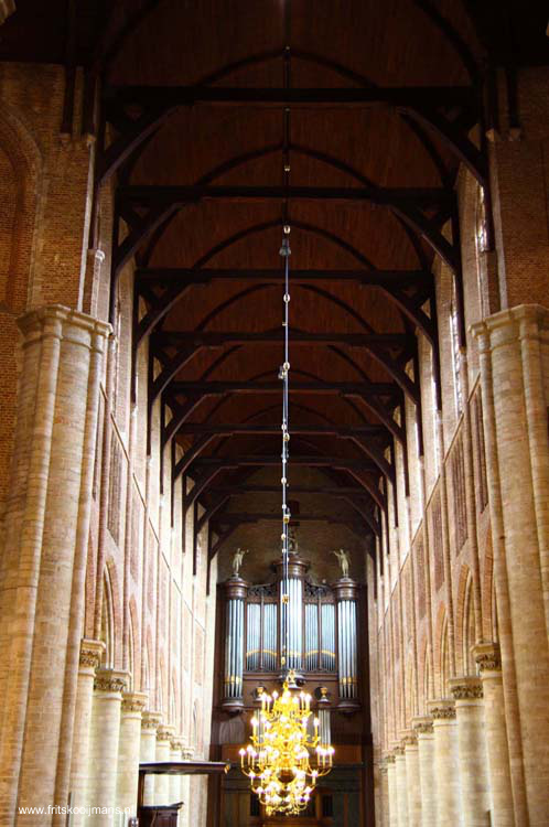 Boven galerij kerk Delft