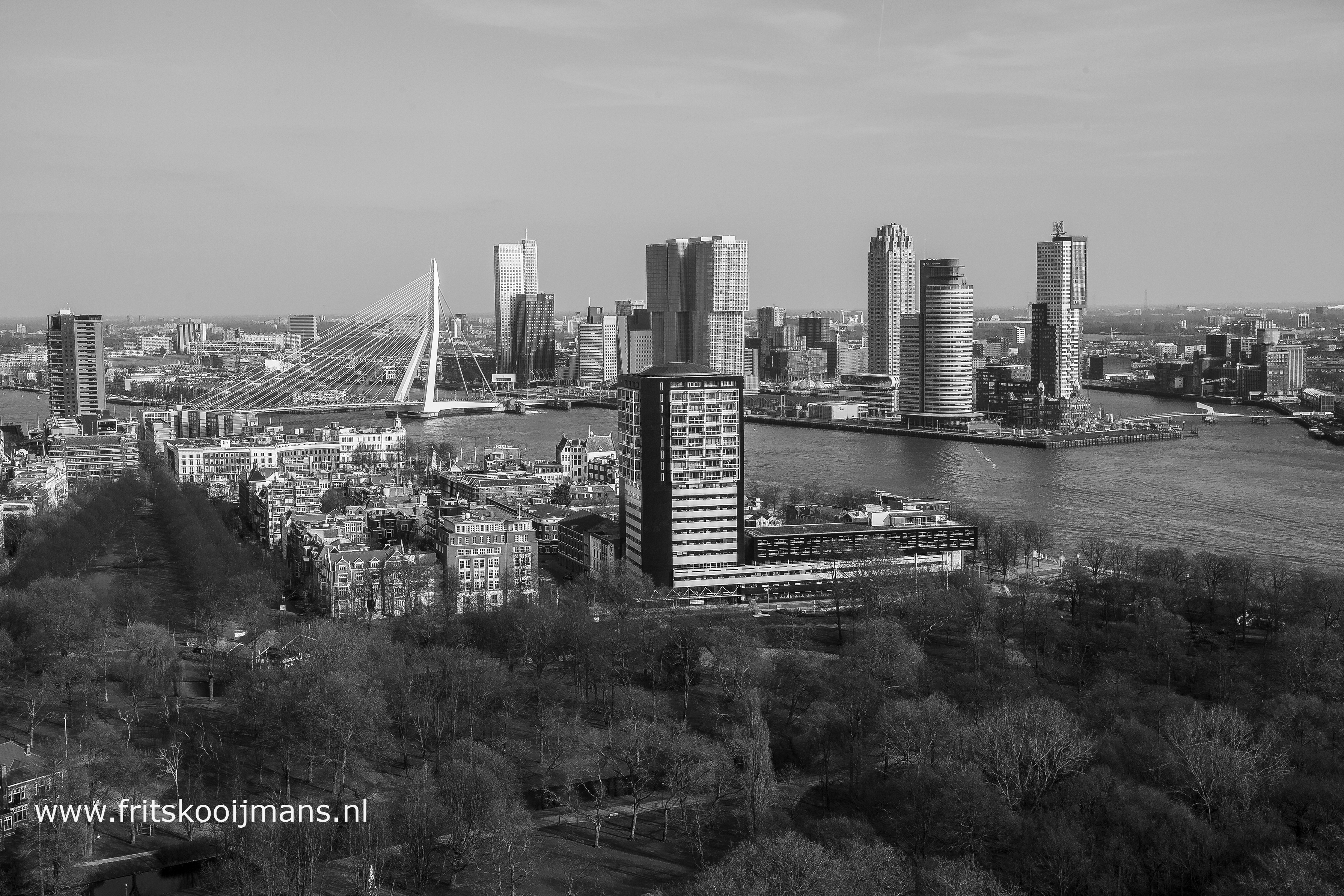 UItzicht vanaf de Euromast Rotterdam