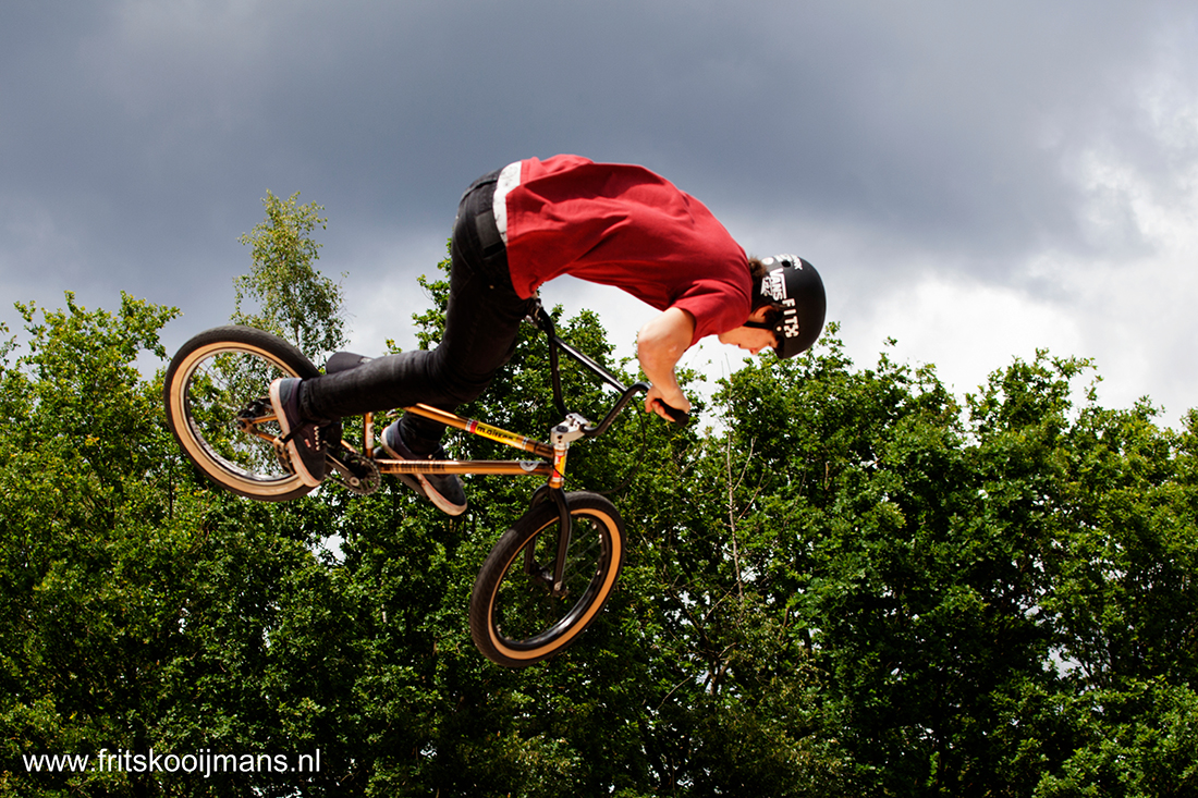 Halfpipe  fietsen op Fotofair 2015